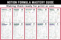 Notion Formula Mastery Guide Product Image 2