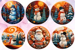 Santa Claus Felted Wool Ornament Bundle, Santa Claus Product Image 3