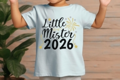 Little Mister 2026 Svg, New Years Svg, 1st New Year Svg. Product Image 3