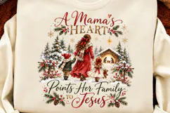 4 Christian Mom Christmas PNG Designs, 4 Faith Based Christm Product Image 2