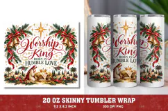 Christmas Memorial 20oz Tumbler Wrap, Christian Christmas Re Product Image 1