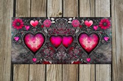 Vintage Hearts | 4 Gothic Valentine Sublimation Mug designs Product Image 2
