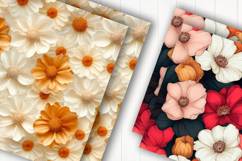 Bold Floral Digital Paper Product Image 2