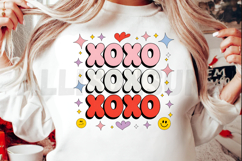 XOXO Sublimation PNG, Valentine’s XOXO PNG Design Product Image 2
