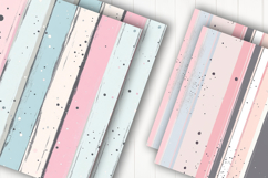 Pastel Polka Stripe Digital Paper Product Image 2