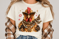 Funny Chicken PNG, Leopard Chicken Sublimation, Sassy Hen PN Product Image 2