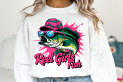 Reel Girls Fish Svg | Svg Files for Cricut | Shirt Svg Product Image 2