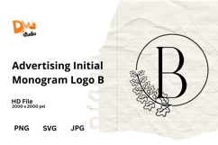 Advertising Initial Monogram Logo Product Image 1