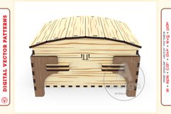 Box Organizer v19 - laser cut file - Glowforge ready SVG Product Image 2