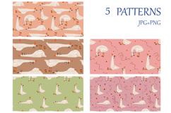 Whimsical Goose Party Collection Hand Painted Birthday Product Image 2
