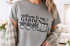 Welcome To My Garden Svg, Plant Lover Svg, Plant Mom Svg. Product Image 3