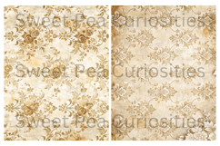 Sepia, Flowers, Grunge, Papers, Junk Journal Product Image 2