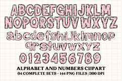 Little Angel Alphabet png clipart, angel letters doodle Product Image 2