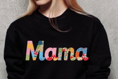 Vol. 21 Patchwork Fabric Mama - PNG Product Image 2