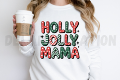 Holly Jolly Mama PNG Design Product Image 2