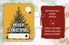 Popcorn Christmas Tree Money Card, Christmas Gift Card PNG Product Image 2