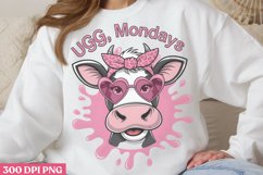 Ugg mondays PNG, Funny Sarcastic Animal Quotes PN Product Image 2