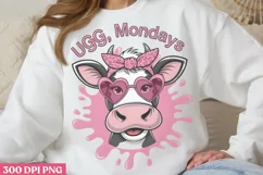 Ugg mondays PNG, Funny Sarcastic Animal Quotes PN Product Image 2