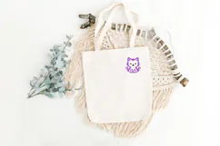 Cute Kitten Outline Embroidery Design Product Image 3