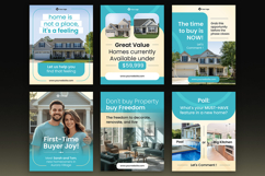 Off White Turquoise Real Estate - Instagram Post Product Image 2