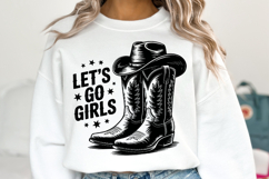 Let&#039;s Go Girls svg Design | Svg Cut Files | Shirt Svg Product Image 1