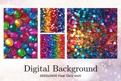 rainbow glitter Background Wallpaper Sparkles Digital Paper2 Product Image 1