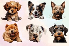 Peeking Dog Collection Clipart Bundle Part Product Image 3