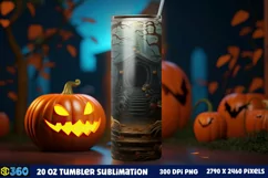 Halloween Tumbler Sublimation Wraps, Tumbler Halloween Product Image 2