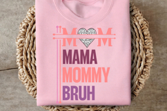 Mom Mama Mommy Bruh SVG PNG Design, Mother&#039;s Day SVG PNG Product Image 2
