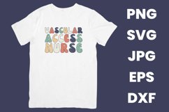 Retro Vascular Access Nurse, VAT Team, PICC Nurse SVG Product Image 2
