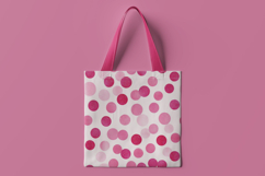 Pink Polka Dots Digital Paper Product Image 2