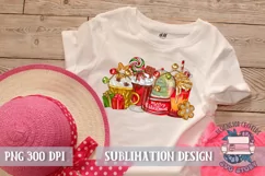 Christmas Coffee PNG Sublimation design PNG Latte Product Image 3