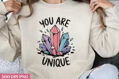 You are Unique PNG, Crystal Sublimation PNG Product Image 1