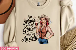 I'm Made out of Glitter Sublimation PNG Product Image 3