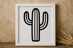Cute Cactus SVG Design Product Image 1