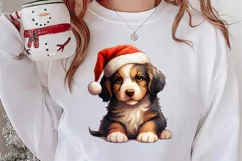 Christmas Dogs Sublimation Clipart, Christmas Dog Clipart Product Image 2
