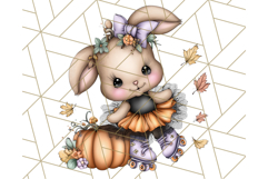Woodland Autumn Parade Clipart PNG Fall Animals Product Image 2