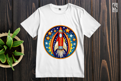 Colorful Rocket Star Burst Clipart Sublimation PNG Product Image 2