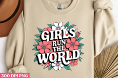 GIRLS RUN THE WORLD PNG, Girl Power sublimation PNG Product Image 2