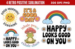Retro Positive Sublimation Bundle PNG Product Image 2