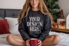 Christmas Gildan 18000 Crewneck Sweatshirt Mockups Product Image 1