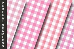 Arctic Rose Gingham Digital Papers 15 Variations Product Image 5