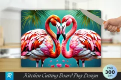Love Concept Shape Heart of Couple Cutting Board PNG Design Product Image 1
