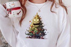 Funny Christmas Tree Sublimation Clipart, Christmas PNG Product Image 2