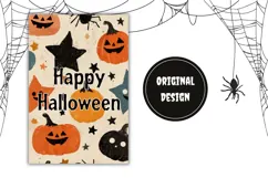 Cartoon Pumpkins Garden Flag, Happy Halloween Garden Flag Product Image 2