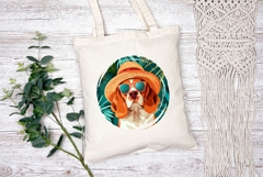 Beagle Dog Illustration, Summer Beagle Dog PNG Product Image 2