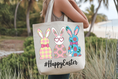 Happy Easter Bunny PNG Sublimation | Happy Easter Day PNG De Product Image 2