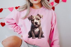 Cute Valentine Dog Clipart, Valentines Day Dog Clipart Product Image 2