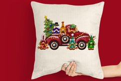 Christmas Gnomes, Christmas gnomes on a truck, Dwarfs Product Image 2