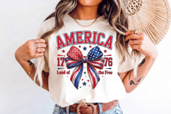 America 1776 Land Of The Free PNG T-Shirt|4th of July PNG Product Image 2